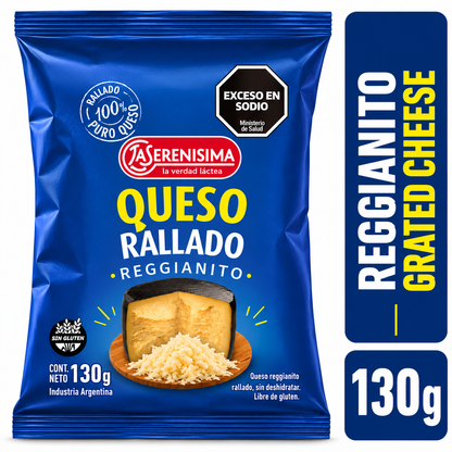 La Serenísima Reggianito Grated Cheese | 130 g