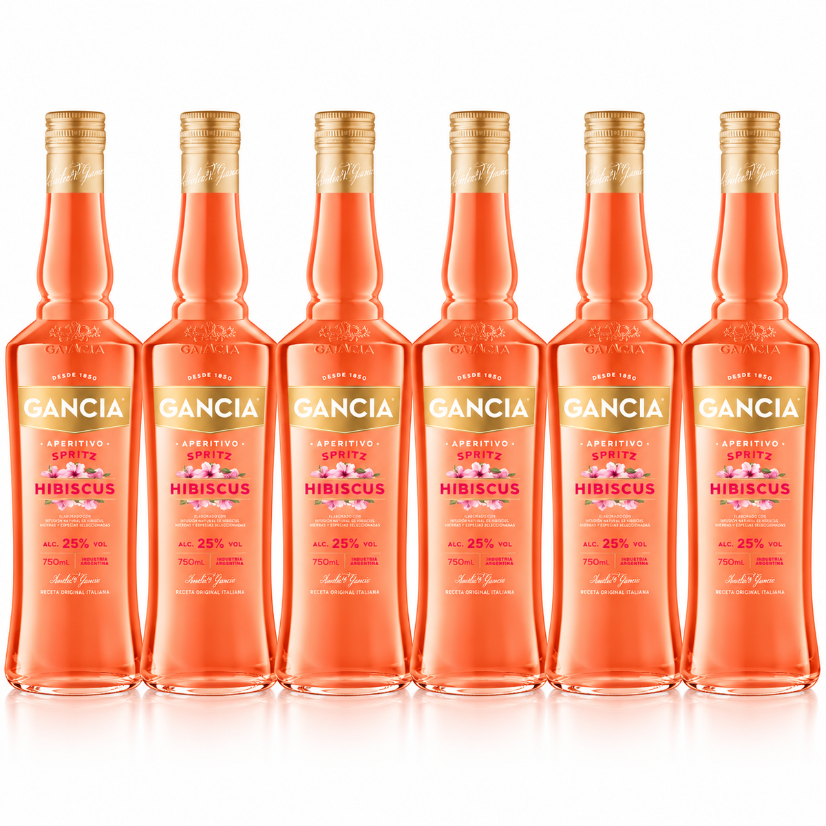 Gancia Hibiscus Spritz Aperitif 750 ml | Case of 6