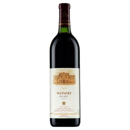 1977 Weinert Malbec Estrella 750ml - Exclusive Age-Worthy Wine
