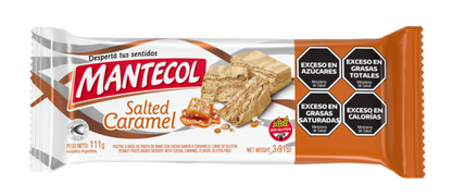 Mantecol - Salted Caramel Flavor Semi-Soft Peanut Butter Glutten Free 111g/3.91oz