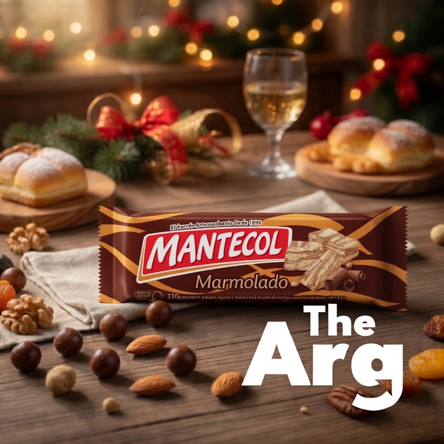 Mantecol Marmolado Peanut Butter Nougat with Chocolate 110g / 3.91 oz