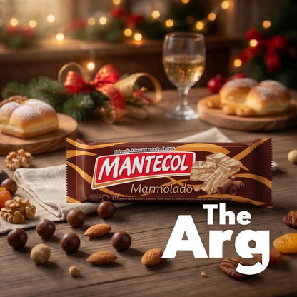 Mantecol Marmolado Peanut Butter Nougat with Chocolate 110g / 3.91 oz
