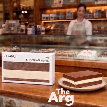 RapaNui Marroc Chocolate Tablet 100g | Milk Chocolate & Peanut Filling
