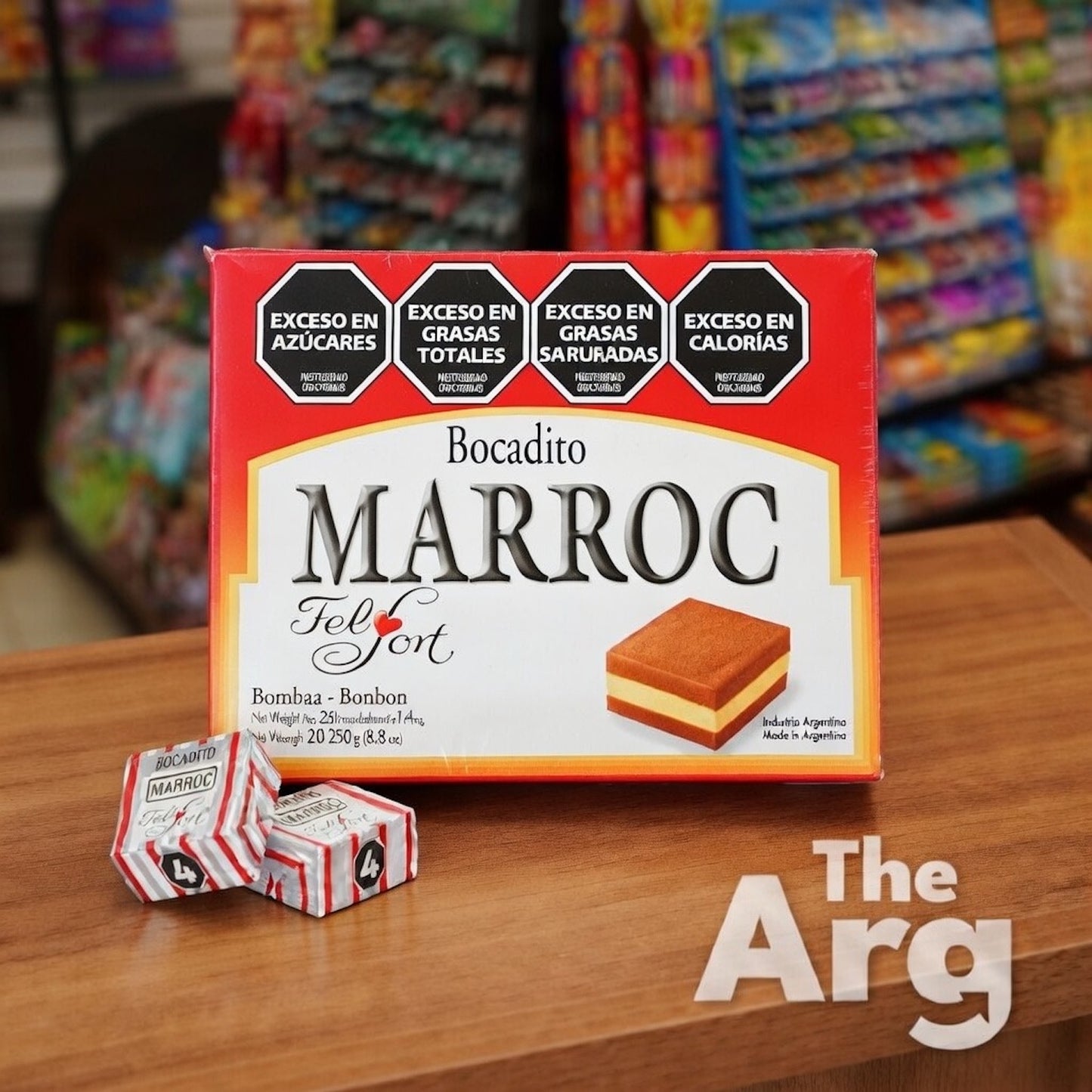 FelFort Marroc Chocolate Peanut Butter Bites Box 20 Units 250 g Argentine Bocaditos