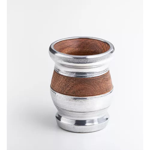 Algarrobo Carob Mate Gourd Solid Wood With Aluminium