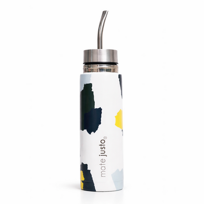 Self-Pouring Mate Cup – All-in-One Yerba Mate System | Portable Thermo Mate (Mate Justo)