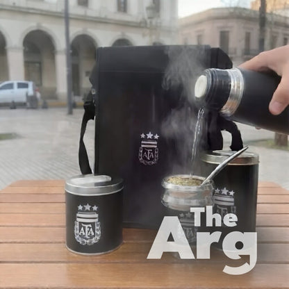 AFA Argentina World Champion Mate Set with Thermos, Cup, Bombilla & Accessories