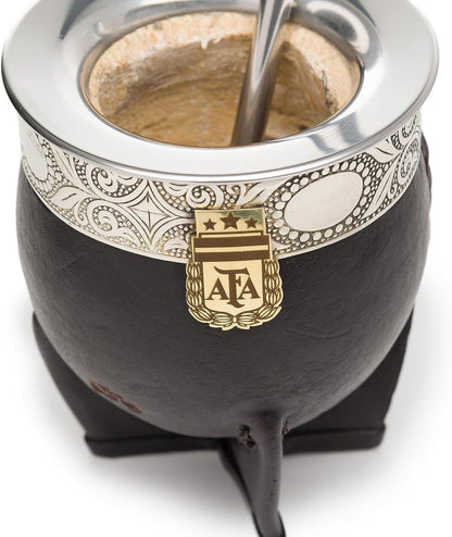 Messi World Cup Champion Imperial Mate Set with Pico de Loro Bombilla (Mate Straw) | Limited Edition