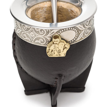 Messi World Cup Champion Imperial Mate Set with Pico de Loro Bombilla (Mate Straw) | Limited Edition