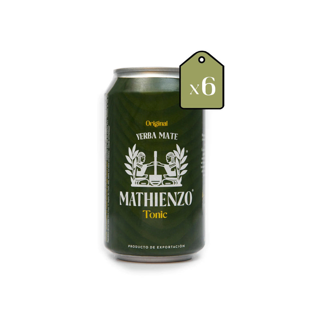 Mathienzo Tonic: Premium Sparkling Yerba Mate Beverage (6 Pack)