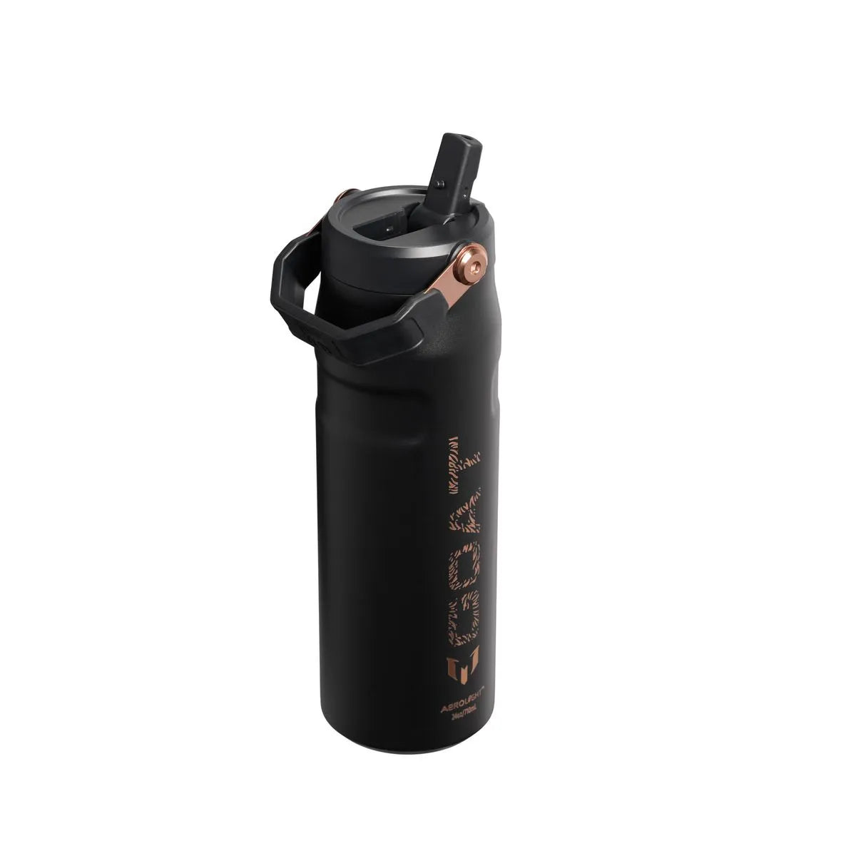 Stanley Messi IceFlow GOAT Bottle – Black Limited Edition – 710 ml