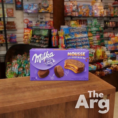 Milka Alfajores with Chocolate Mousse Filling | 6 Pack (252g)