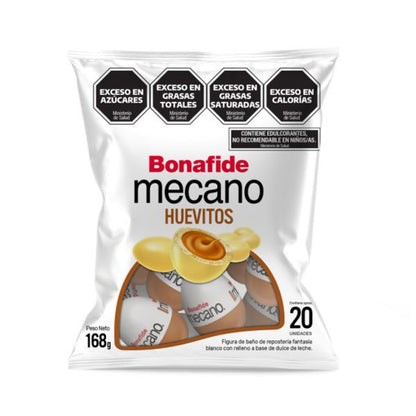 Mini Easter Eggs Mecano White Chocolate 126g - Creamy white chocolate mini Easter eggs.