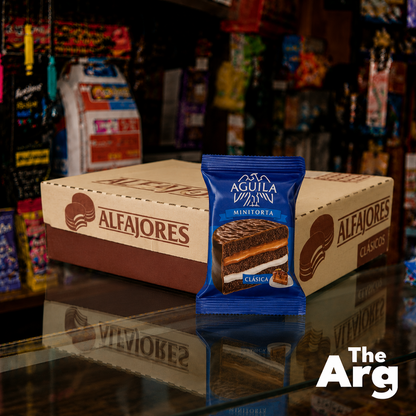 Aguila Classic Alfajor Mini Cakes with Dulce de Leche 21u 69g