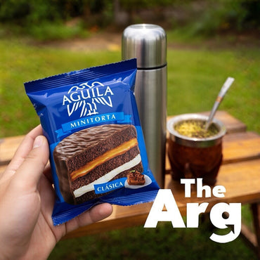 Águila Alfajor Classic Minicake with Dulce de Leche &amp; Cream 69g / 2.4 oz | Argentine Chocolate Treat