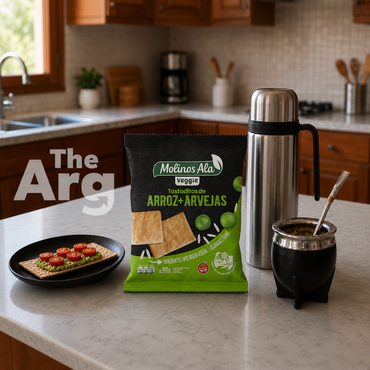 Molinos Ala Vegan Rice and Pea Toasts 100g | Argentine Vegan Snack
