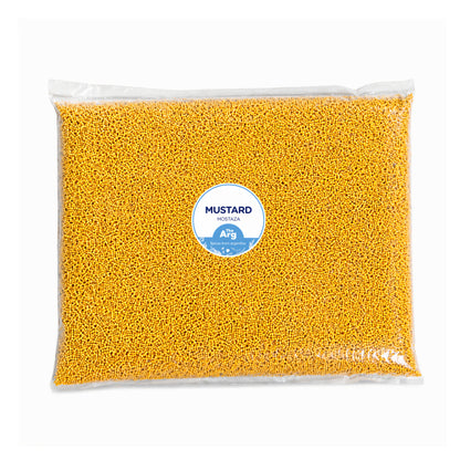 Yellow Mustard Seeds – Whole Grain Mustard for Pickling, Sauces & Cooking