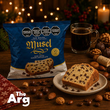 Musel Pan Dulce with Chocolate Chips 500g / 17.63 oz | Classic Venetian Sweet Bread