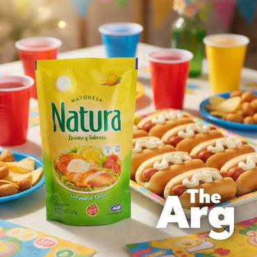 Natura Classic Mayonnaise with Lemon Juice 475g Pouch | Argentine Gluten-Free Mayo