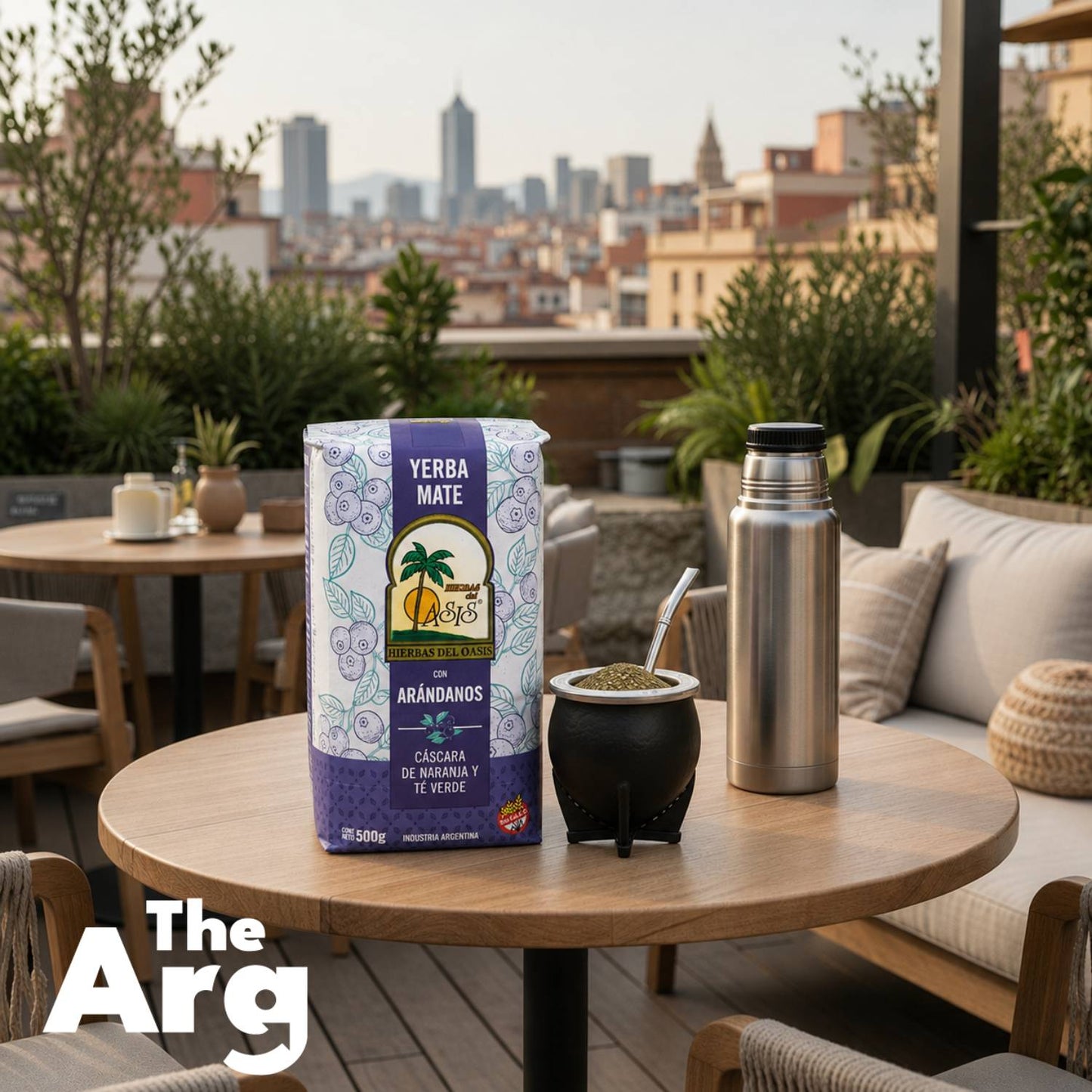 Hierbas del Oasis Blueberry Yerba Mate 500g