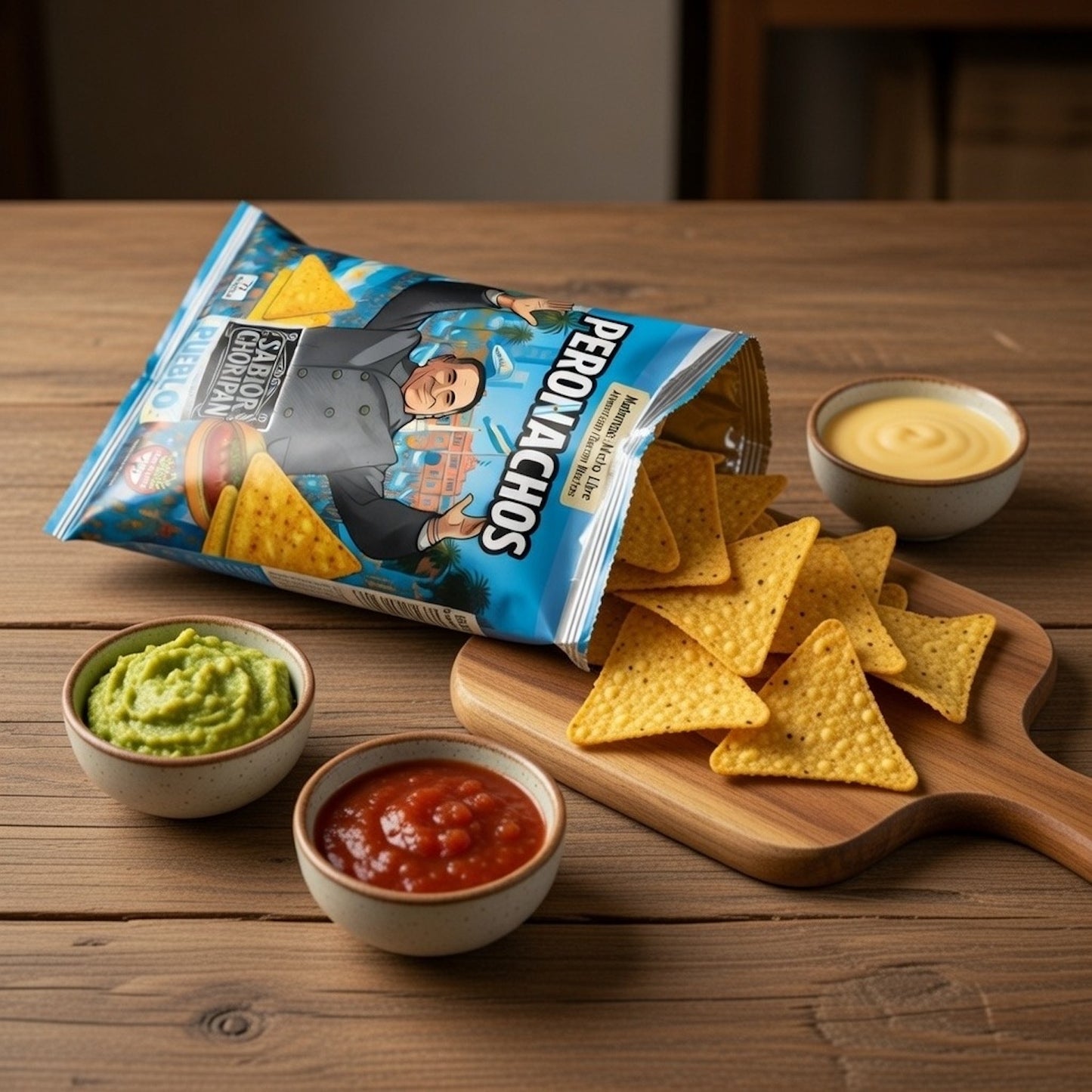 Peronachos Choripán Flavor Nachos – Gluten-Free Baked Snack 72g