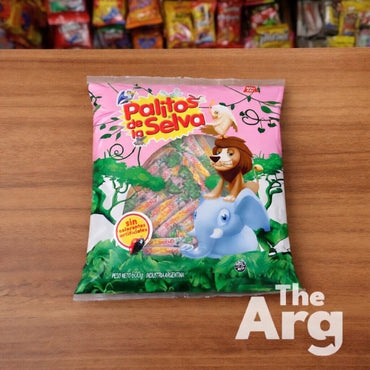 Palitos de la Selva Chewy Candies 600g Bag – Classic Argentine Fruit & Vanilla Sweets