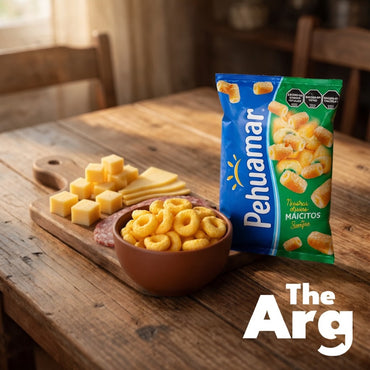 Pehuamar Maicitos Cheese Flavor Corn Chips 125g | Argentine Snack