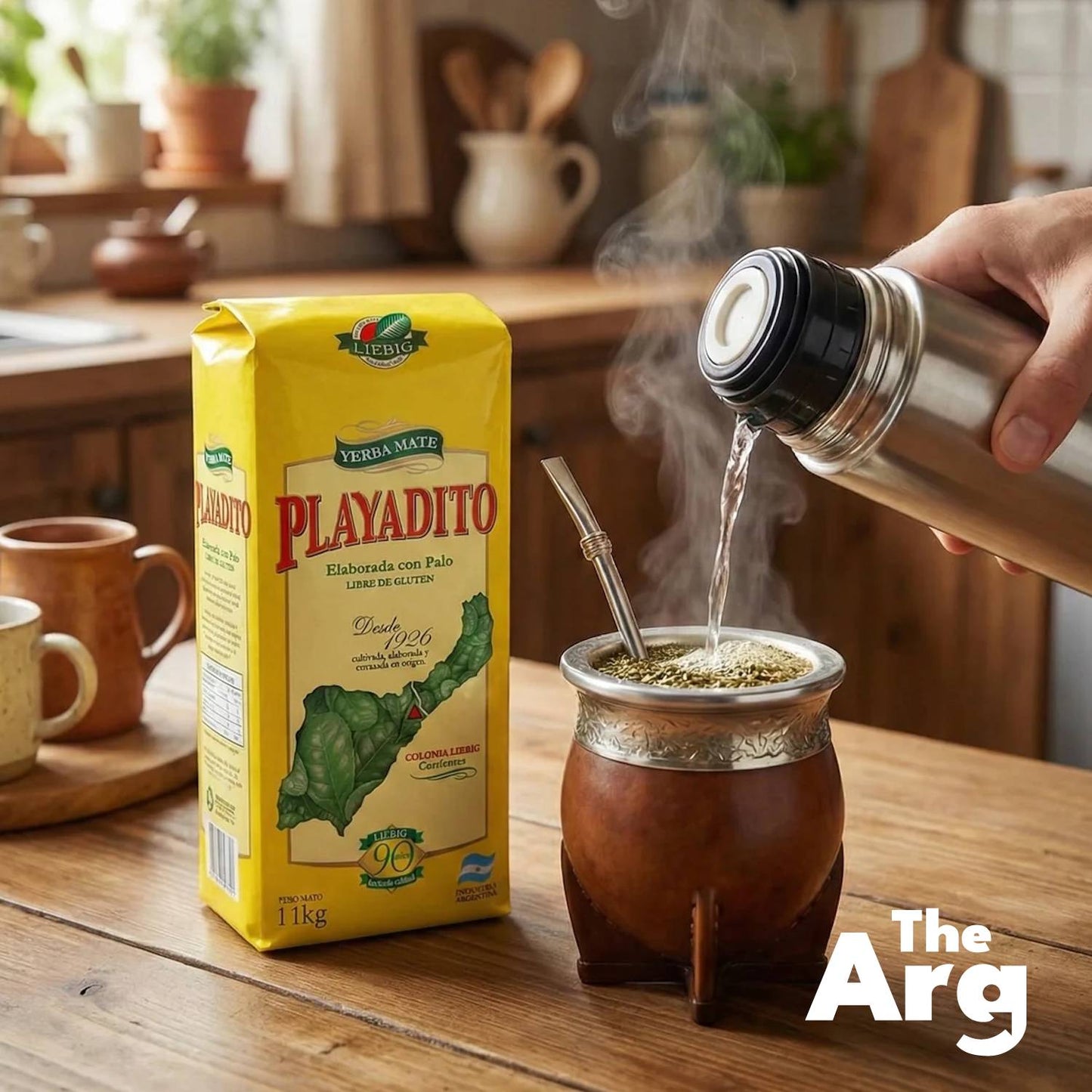 Playadito Traditional Yerba Mate with Stems (Con Palo) – 500g / 1.1 lb | Argentine Mate Tea