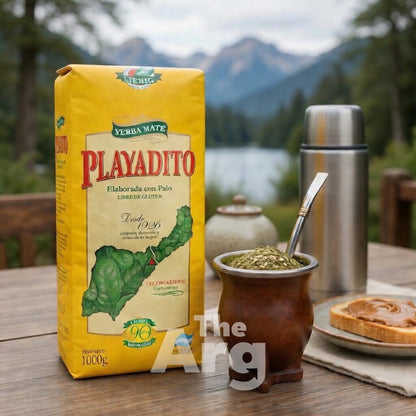 Playadito Traditional Yerba Mate with Stems – Wholesale Pack 5 x 1kg (5kg / 11 lb Total)
