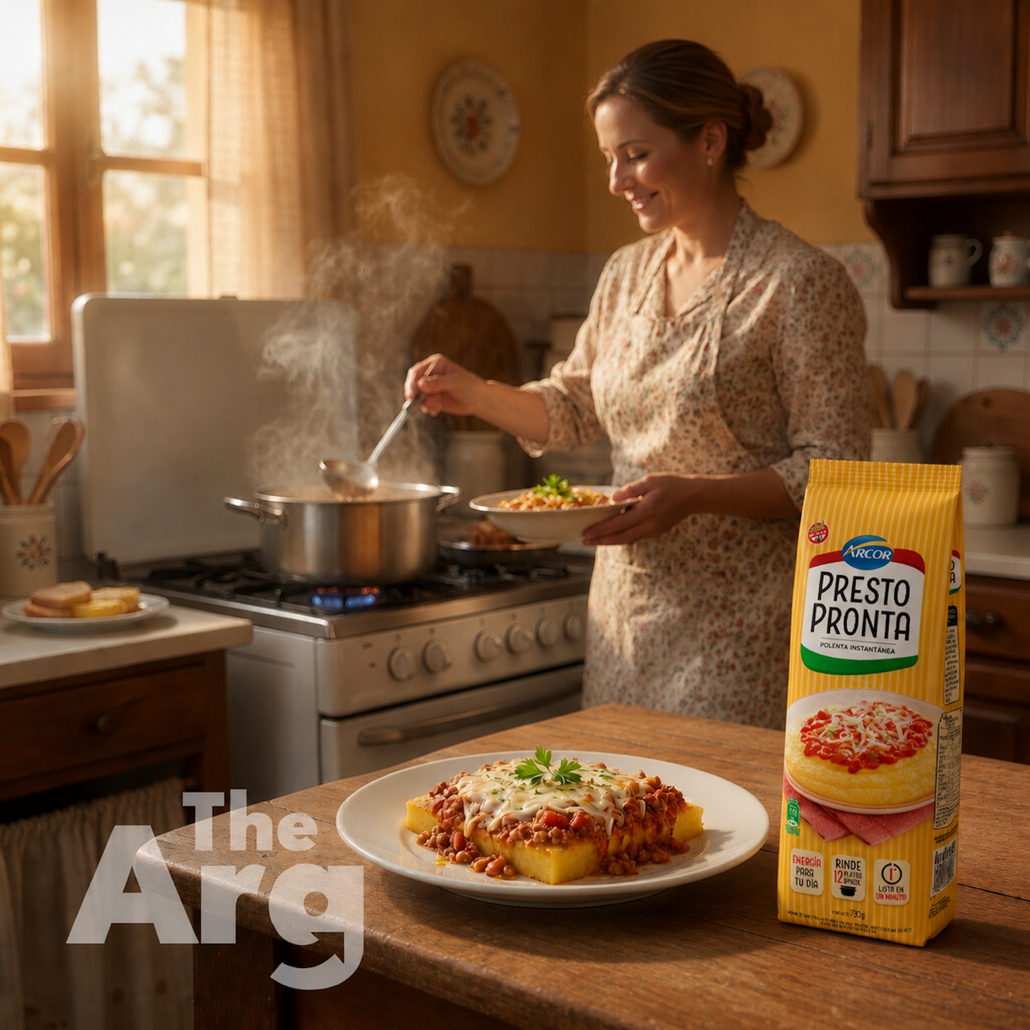 Arcor Presto Pronta Instant Polenta 730g