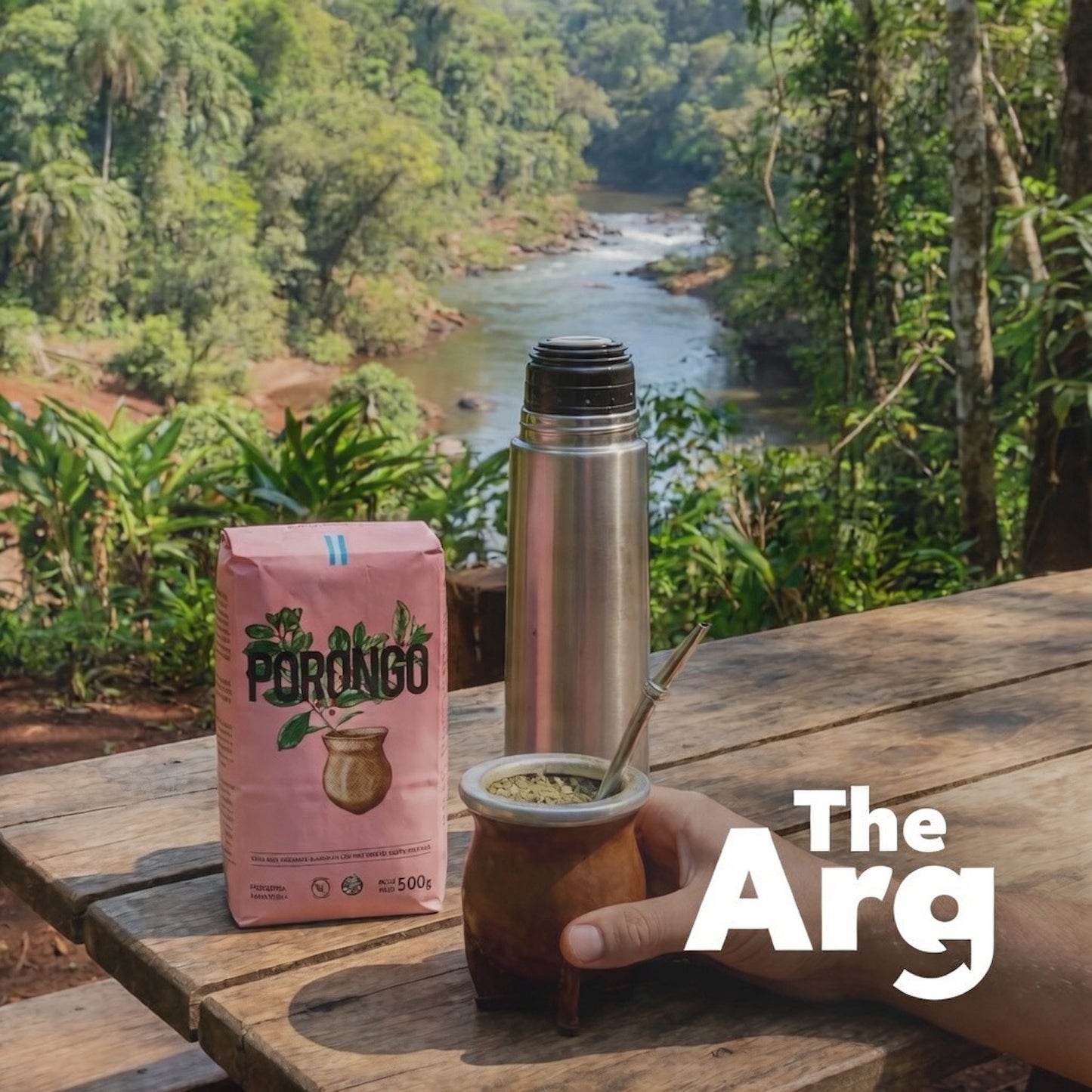 Porongo Certified Organic Yerba Mate Pink Bag | 500g / 1.1 lb – Premium Argentine Organic Mate Tea