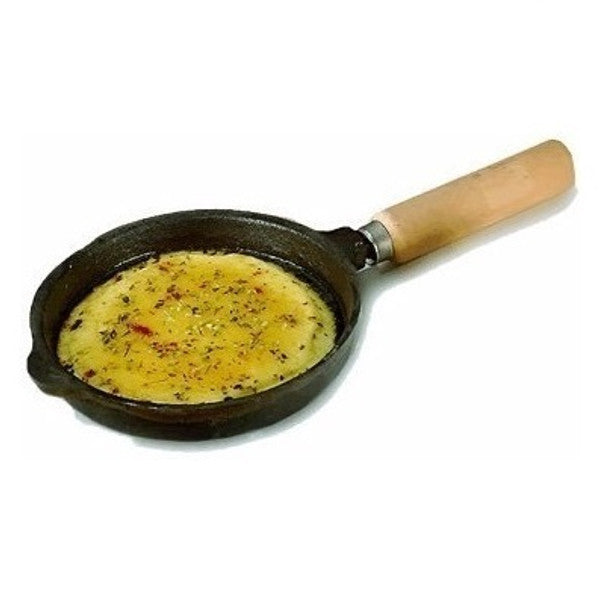 Provoletera - Iron Provolone Melting Pan with Wooden Handle