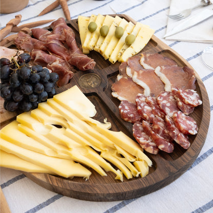 Pizza/Snack Dual-Use Board – Single-Piece Guayubira Wood