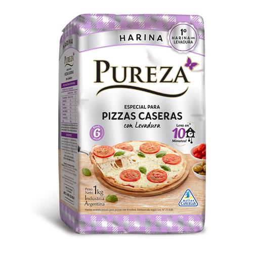 SALE Pureza Self-Rising Leavening Wheat Flour for Pizza – 1kg/2.2lb