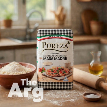 Pureza Pizza Flour with Sourdough & Yeast 1kg | Argentine Pizza Mix