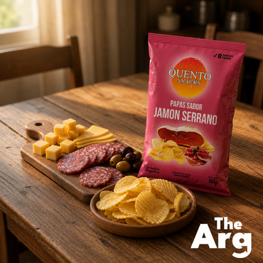 Quento Serrano Ham Flavored Potato Chips 90g | Argentine Snack