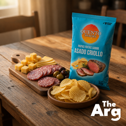 Quento Potato Chips Asado BBQ Flavor 90g / 3.17 oz