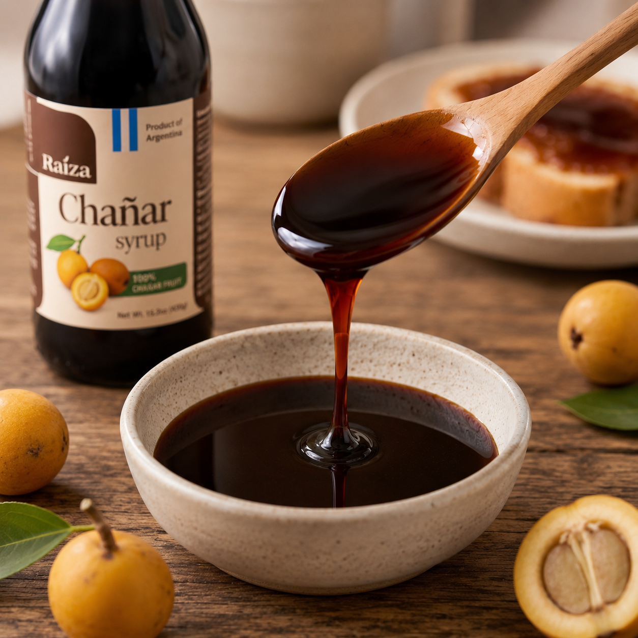 RAIZA Arrope de Chañar - 100% Chañar Fruit Syrup 430g (0.94 lb) No Added Sugar