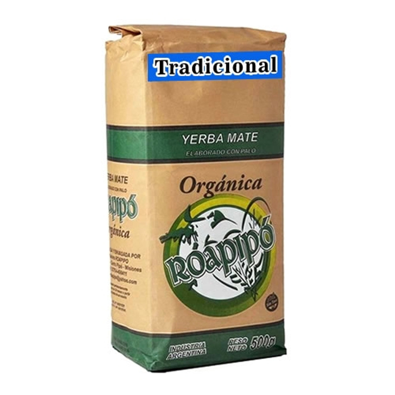 Yerba Mate Roapipo Traditional Organic 500g/1.1lb