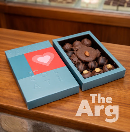 Rapanui Valentine’s Assorted Chocolates Gift Box 250 g / 0.55 lb