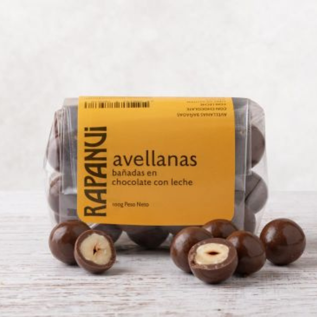 RapaNui Hazelnuts Dipped in Milk Chocolate