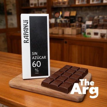 Rapanui 60% Cacao Dark Chocolate Sugar Free Bar 60g