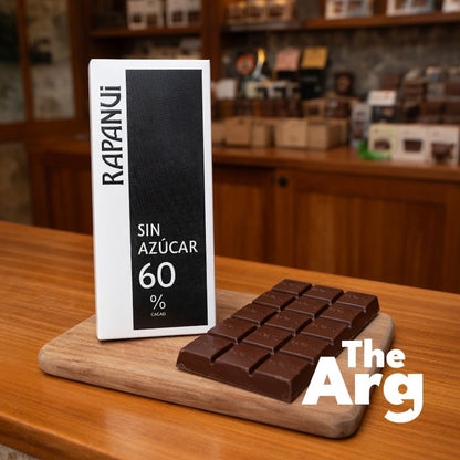 Rapanui 60% Cacao Dark Chocolate Sugar Free Bar 60g