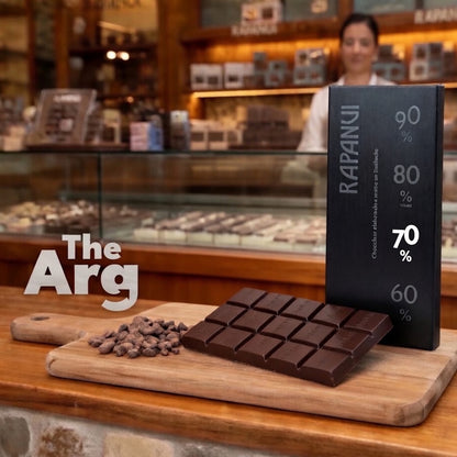 Rapanui 70% Dark Chocolate Bar 80g | Premium Argentine Chocolate
