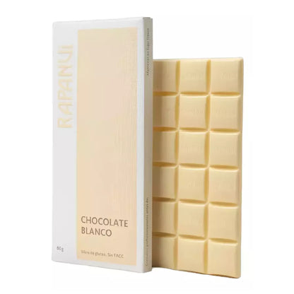 Rapanui White Chocolate Bar 80g | Argentine White Chocolate