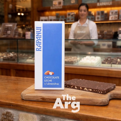 RapaNui Milk Chocolate with Almonds Bar 100 g / 3.5 oz