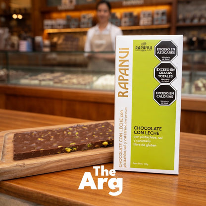 Rapanui Dubai Chocolate Bar 80g | Premium Argentine Chocolate