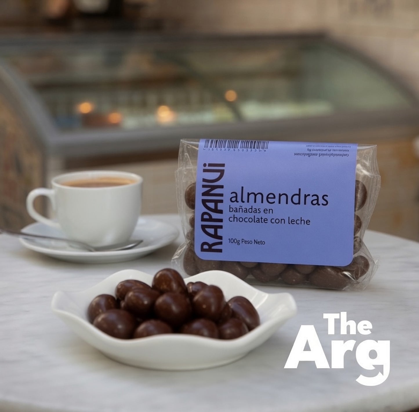 Rapanui Almonds Dipped in Milk Chocolate 100g / 3.5oz