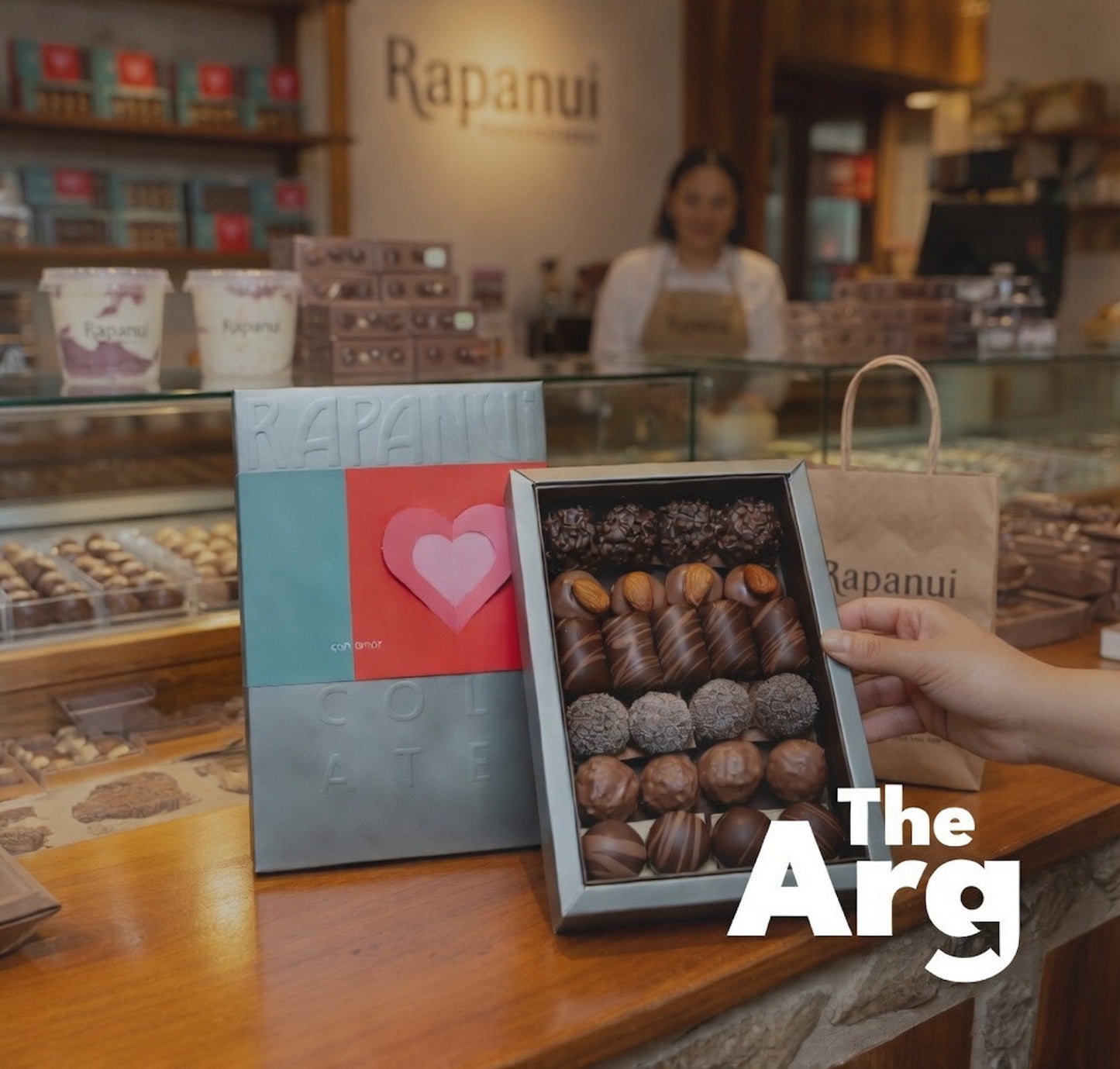 Rapanui Valentine’s Assorted Chocolates Gift Box 500g | Premium Argentine Chocolate Selection