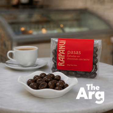 RapaNui Raisins Dipped in Milk Chocolate 100g | Argentine Chocolate Treat